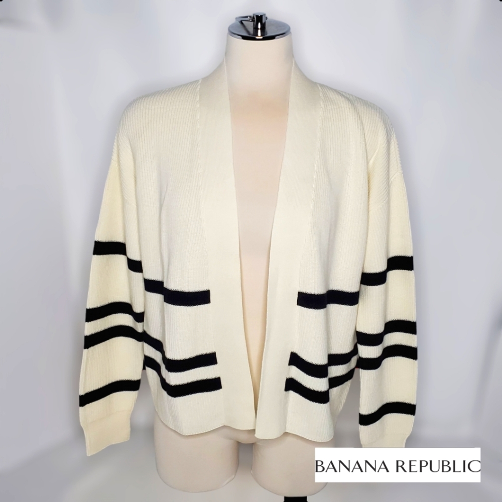Banana Republic Striped Cardigan